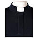 Blue clergy sweater In Primis, 50% merino wool 50% acrylic s2