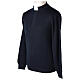 Blue clergy sweater In Primis, 50% merino wool 50% acrylic s3