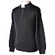 Pullover mit Collarkragen, Anthrazit, 50% Merinowolle, 50% Acryl, Marke In Primis s4