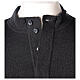 Pullover mit Collarkragen, Anthrazit, 50% Merinowolle, 50% Acryl, Marke In Primis s5