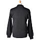 Dark grey clergy sweater In Primis, 50% merino wool 50% acrylic s5