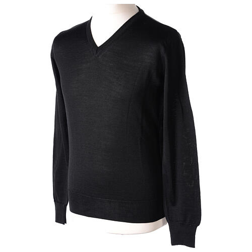 V-neck black sweatshirt In Primis for priests, jersey 3