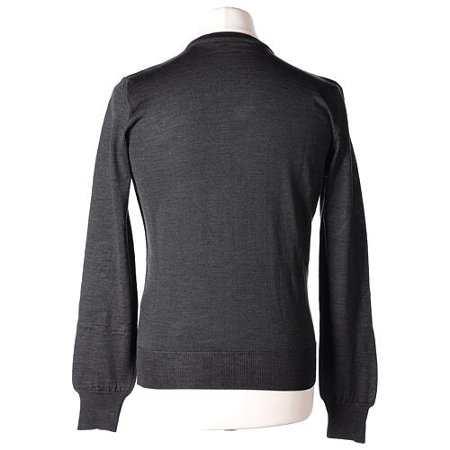 V-neck dark grey sweatshirt In Primis for priests, jersey 5