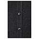 Dark grey priest cardigan In Primis, buttons and pockets, 50% merino wool 50% acrylic s4