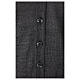 Sleeveless cardigan In Primis, dark grey jersey, 50% merino wool 50% acrylic s3