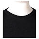 Priest crew-neck sweatshirt In Primis, black colour, PLUS SIZES, 50% merino wool 50% acrylic s2