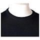 Priest crew-neck sweatshirt In Primis, blue colour, PLUS SIZES, 50% merino wool 50% acrylic s2