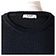 Priest crew-neck sweatshirt In Primis, blue colour, PLUS SIZES, 50% merino wool 50% acrylic s6