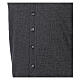 Anthracite sleeveless V-neck wool vest with buttons In Primis s4