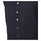 Blue sleeveless vest In Primis V-neck buttons 100% wool s4