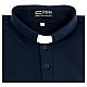 Poloshirt mit Collarkragen, Blau, Langarm, 3 Knöpfe, Marke Cococler s3