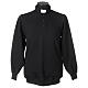 Poloshirt mit Collarkragen, Schwarz, Langarm, 3 Knöpfe, Marke Cococler s1