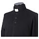 Poloshirt mit Collarkragen, Schwarz, Langarm, 3 Knöpfe, Marke Cococler s6