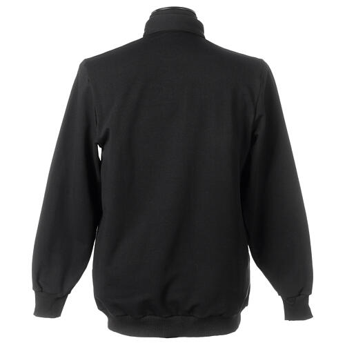 Black Clergy long-sleeved t-shirt with three buttons Cococler 4