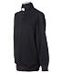 Black Clergy long-sleeved t-shirt with three buttons Cococler s3