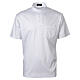 White Clergy t-shirt, lisle-like cotton, piqué weaving Cococler s1