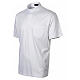 White Clergy t-shirt, lisle-like cotton, piqué weaving Cococler s4