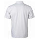 White Clergy t-shirt, lisle-like cotton, piqué weaving Cococler s9