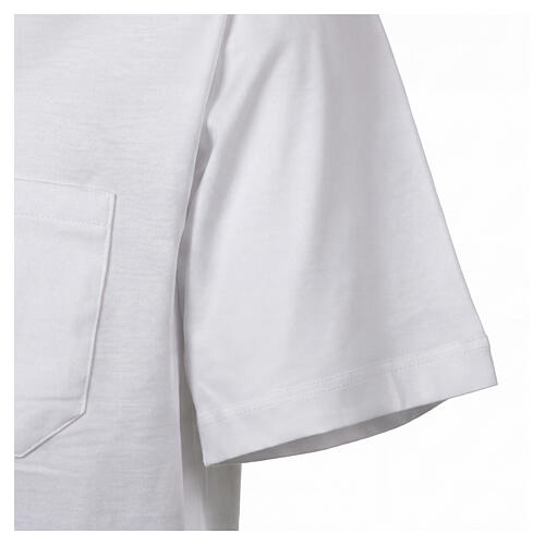 Clergy collar shirt Cococler white Scotland-like imperial pique 5