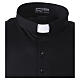 Black Clergy t-shirt, lisle-like cotton, piqué weaving Cococler s3