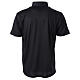 Black Clergy t-shirt, lisle-like cotton, piqué weaving Cococler s6