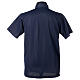 Maglia collo clergy piquet imperiale simil scozia blu Cococler s6