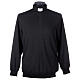 Camiseta polo clergy mixto viscosa negro CocoCler s1