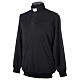 Camiseta polo clergy mixto viscosa negro CocoCler s5