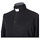 Camiseta polo clergy mixto viscosa negro CocoCler s7
