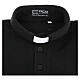 Maglia polo clergy Misto viscosa nero Cococler s3