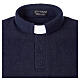Polo clergy shirt Jersey Cococler blue viscose blend s3