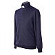 Polo clergy shirt Jersey Cococler blue viscose blend s5