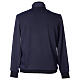 Polo clergy shirt Jersey Cococler blue viscose blend s7