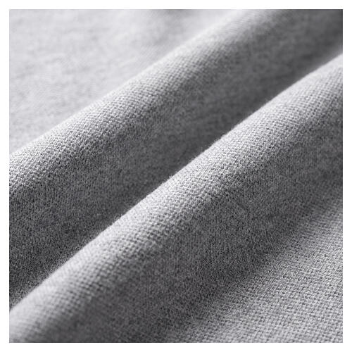 Grey clergy polo shirt, short-sleeved, CocoCler Piquet regular 5