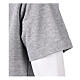 Grey clergy polo shirt, short-sleeved, CocoCler Piquet regular s7