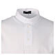 White clergy polo shirt, short-sleeved, CocoCler Piquet regular s2