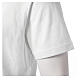 Camiseta polo blanca CocoCler cuello clergy Piqué manga corta regular s5