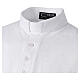 Maglia polo bianca CocoCler collo clergy Piquet manica corta regular  s3