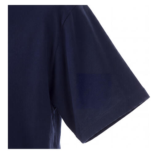 Poloshirt mit Collarkragen, Blau, Kurzarm, Piqué-Stoff, Marke CocoCler 6
