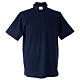 Poloshirt mit Collarkragen, Blau, Kurzarm, Piqué-Stoff, Marke CocoCler s1