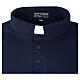 Polo col clergy bleu nuit manches courtes CocoCler Piquer regular s3