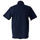 Polo col clergy bleu nuit manches courtes CocoCler Piquer regular s7