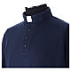 Maglia blu CocoCler polo collo clergy Piquet manica corta regular s5