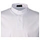 Clergy polo shirt by Cococler, short sleeves, white lisle thread s2