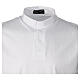 Clergy polo shirt by Cococler, short sleeves, white lisle thread s3