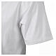 Clergy polo shirt by Cococler, short sleeves, white lisle thread s5