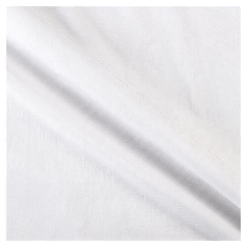 Polo clergy Cococler manga corta blanco hilo de Escocia 6