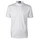 Polo clergy Cococler manga corta blanco hilo de Escocia s1