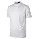 Polo clergy Cococler manga corta blanco hilo de Escocia s4