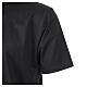 Polo clergy Cococler manica corta nero filo di scozia s5